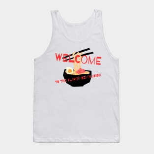 WELCOME TO THE FLAVOR REVOLUTION CHEF'S LIFE Tank Top